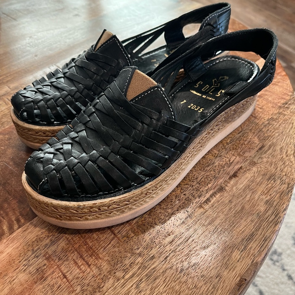 SOLS leather huaraches